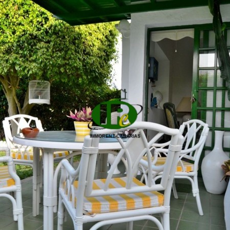 Bungalow with 1 bedroom and large garden area, topp equipped