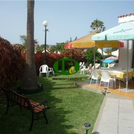 Holiday bungalow with 1 bedroom, open terrace with garden part in maspalomas