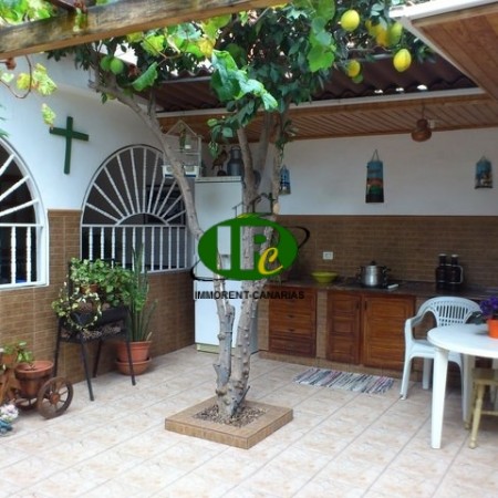 Duplexhouse with four bedrooms.130 square meters. Terrace area with outdoor kitchen area on 60 sqm