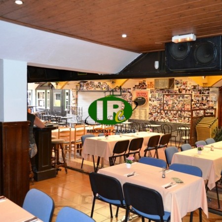 Restaurant in bedrijf in een winkelcentrum in het hart van Playa del Ingles te koop