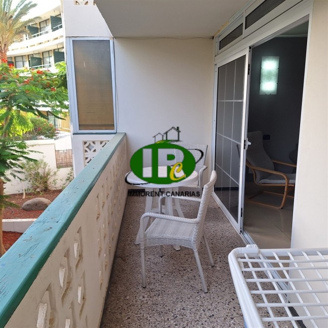 Apartamento de 1 dormitorio con balcón en alquiler en una ubicación privilegiada en el corazón de Playa del Inglés