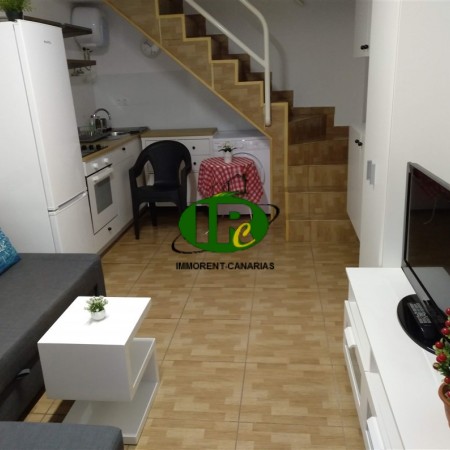 Duplex bungalow met één slaapkamer en terras te huur in Maspalomas