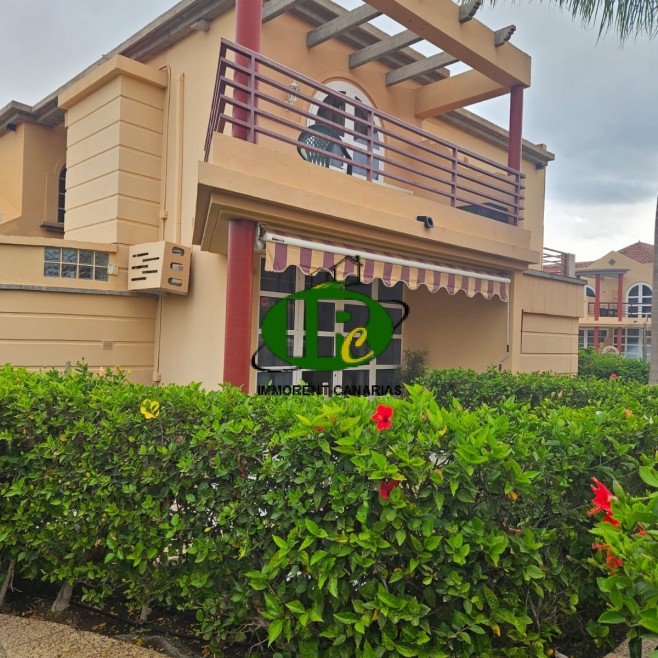Mooie duplexbungalow met 1 slaapkamer te huur in Maspalomas
